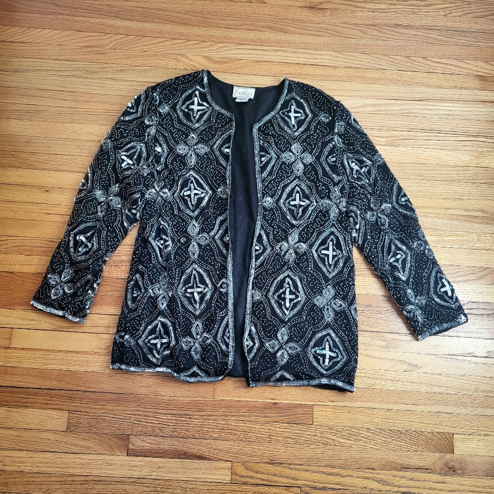 Exotica Brand Beaded Vintage Jacket
